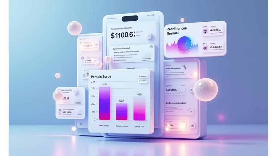 Uygulama içinde kişisel skor analizi ve rekabet içgörüleri gösteren bir dashboard, grafikler ve istatistikler
